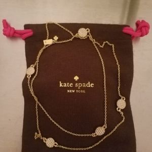 Kate Spade "Bright Spot" matching set of Necklace w/Earings .
